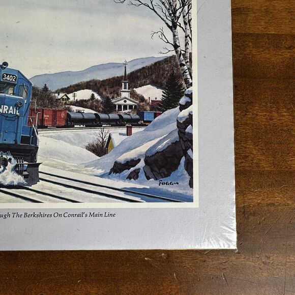 Howard Fogg Print UTLX Tank Cars Berkshires Conrail Main 8x10 Board Shrink Wrap - Picture 7 of 11